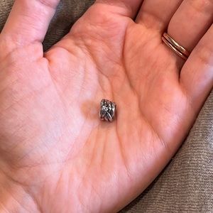Pandora Forget Me Knot sterling silver retired charm